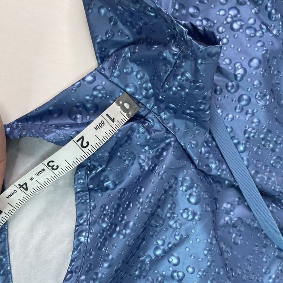 New Zyia Active Shorts, Large, Blue, Drawstring, 2” Inseam, Running, Water Drops - Picture 9 of 11